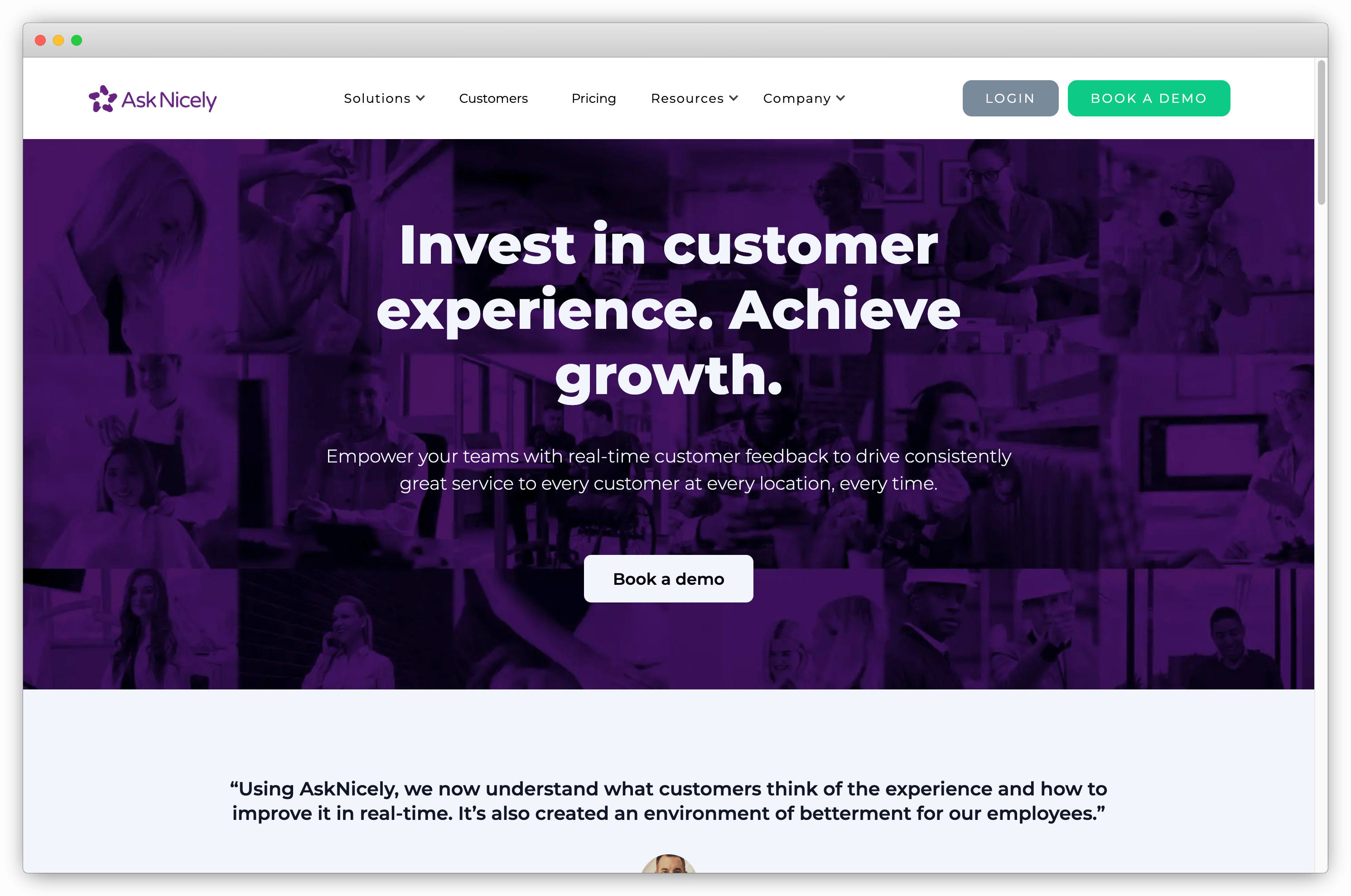 Asknicely Customer Experience Software - Light Wallpaper Collection - Desktop Quality